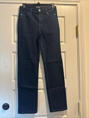 Buffalo David Bitton Dark Blue Straight Leg Jeans for Women